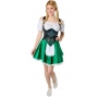 Barmaid Costume Beer Girl Costume Green - Womens Oktoberfest Costumes